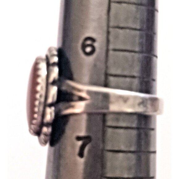 Vintage Bell Trading Post Sterling Carnelian Southwest Ring SZ 6.25 (1446) - Picture 6 of 6